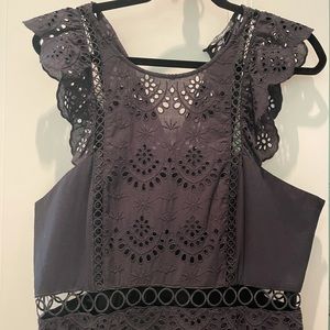 NWT Sam Edelman black cut out dress